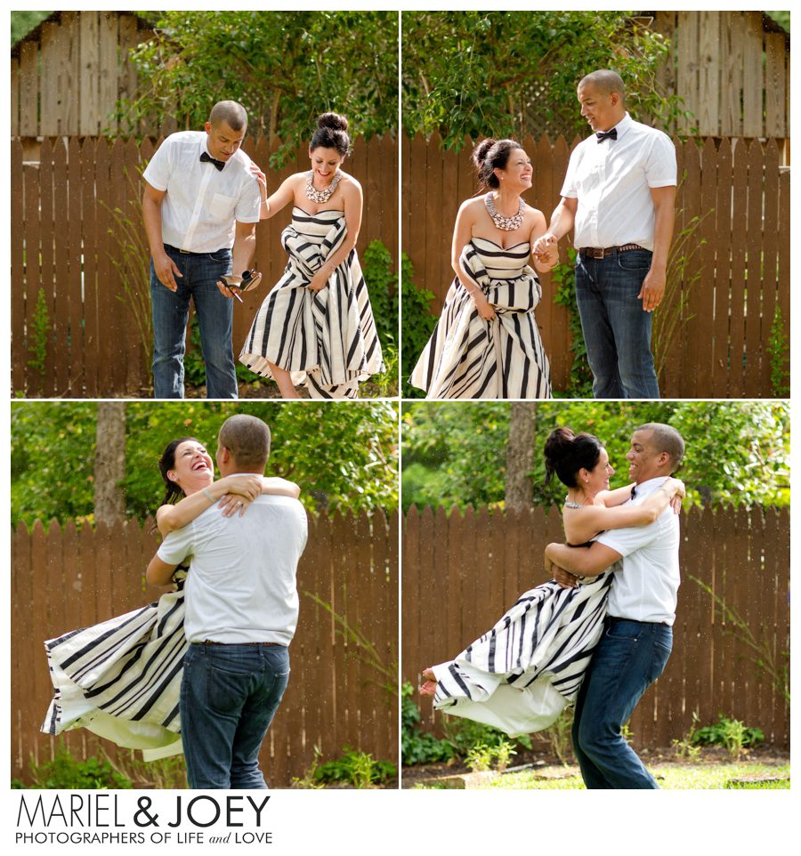 intimate backyard wedding dallas chris and nicole 16