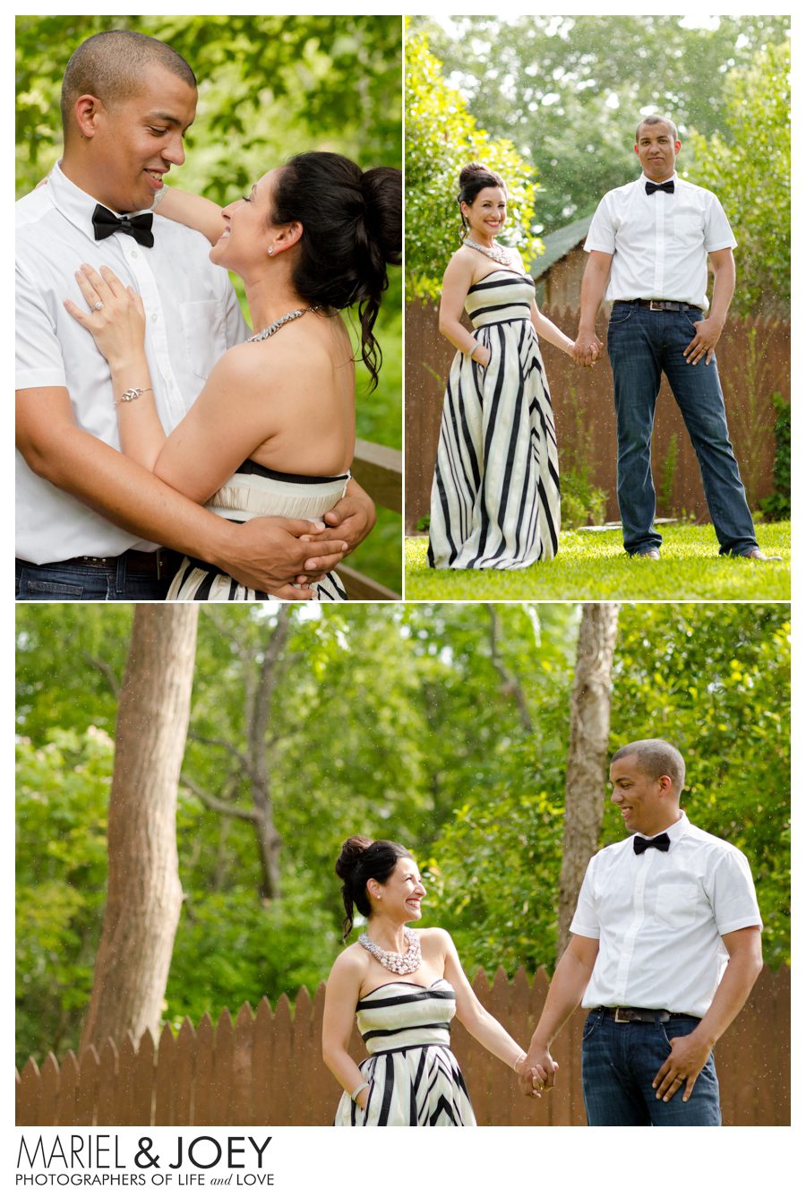 intimate backyard wedding dallas chris and nicole 19