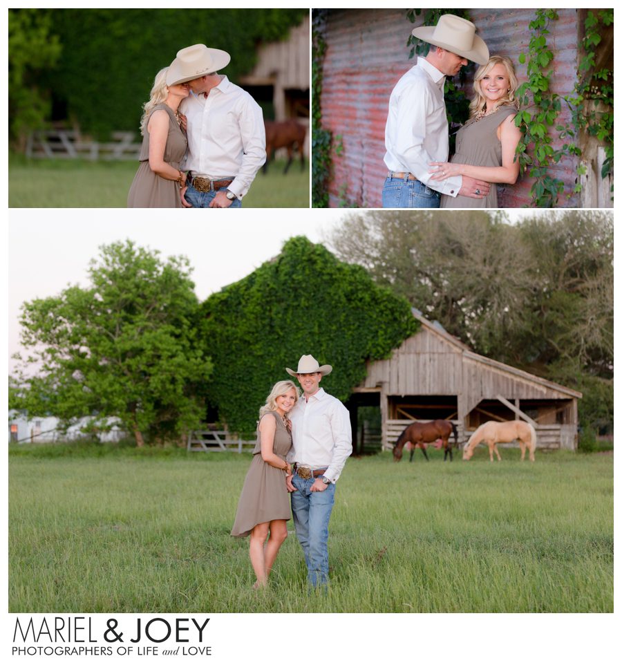 rustic engagement photos in houston texas hannah and brad 3