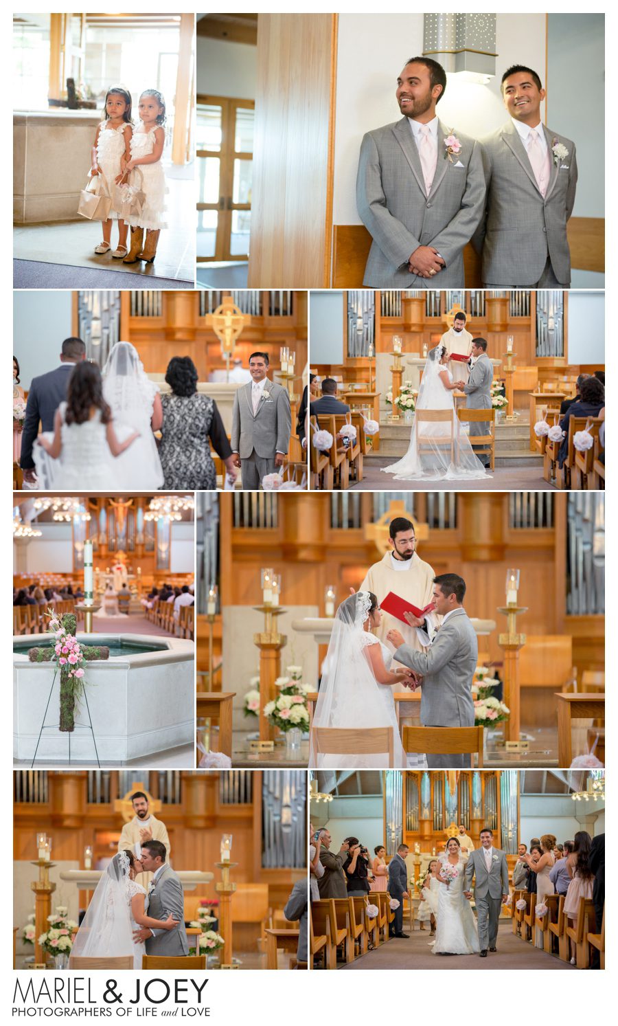 dallas wedding ceremony at st rita catholic church 6