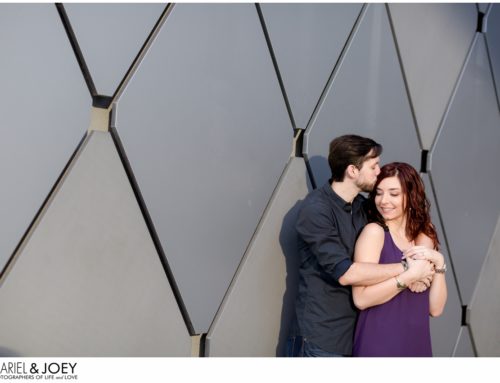 Husband and Wife Wedding Photographers | Dallas Engagement Portraits in the Arts District