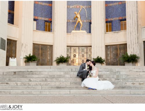 Husband and Wife Wedding Photographers | Dallas Wedding at the Hall of State in Fair Park